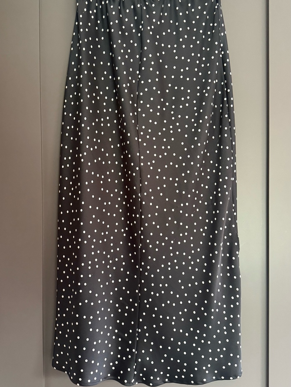 Zara Black Polka Dot Midi Skirt - Classic Women's Skirt
